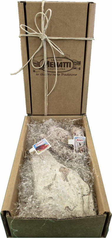 Geschenkbox - Wurstwaren aus dem Veltlin