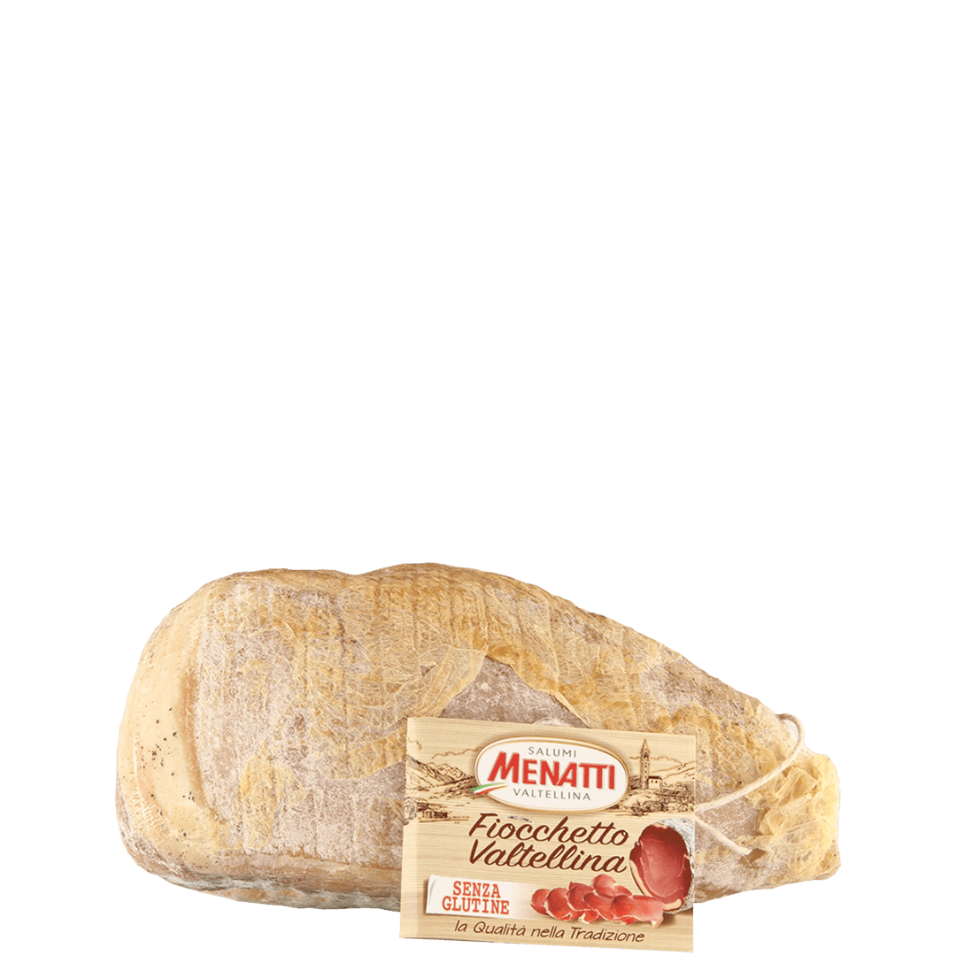 Prosciutto crudo fiocchetto della Valtellina, prosciutto tipico di montagna, in vendita online