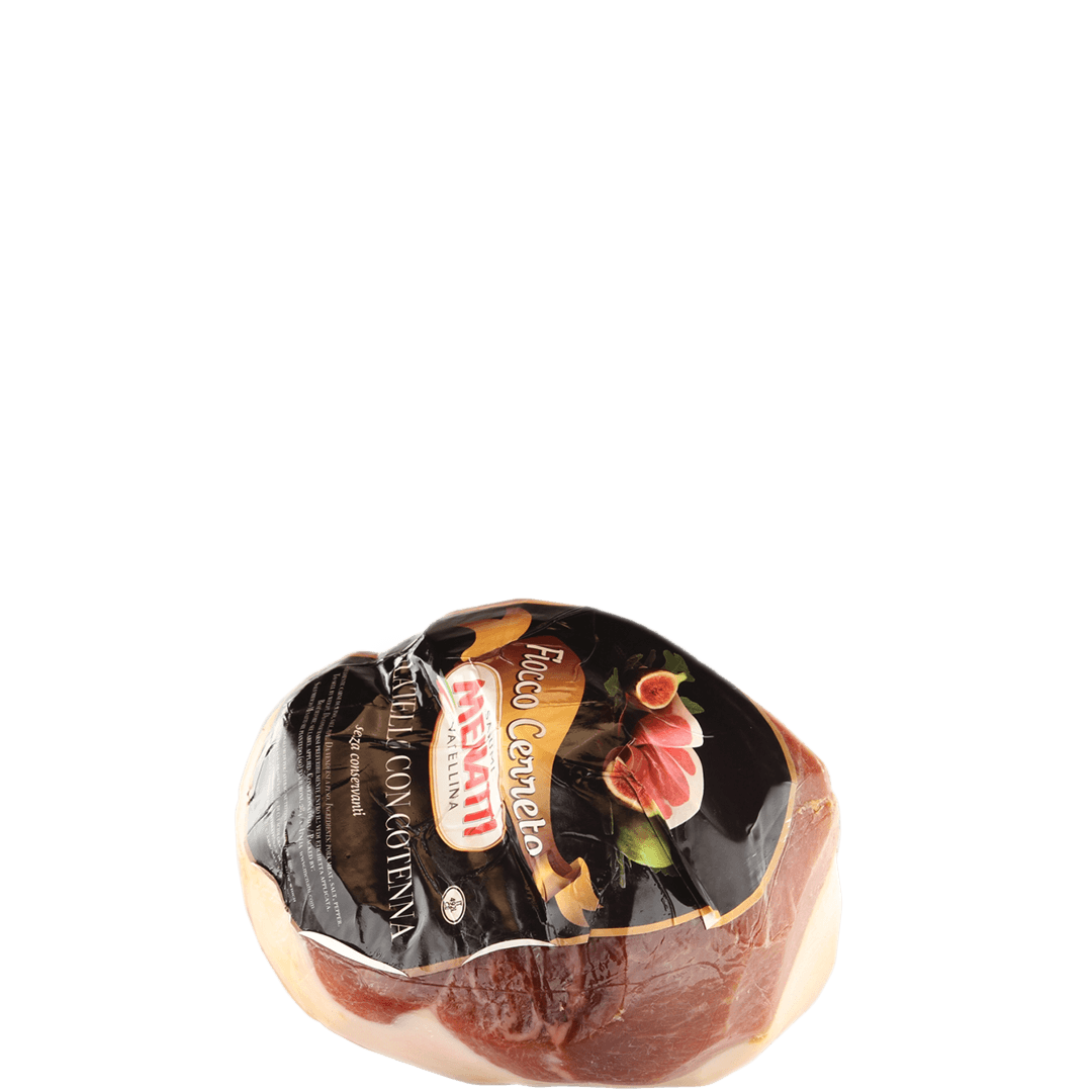 prosciutto crudo fiocco cerreto (metà) del salumificio Menatti in vendita online