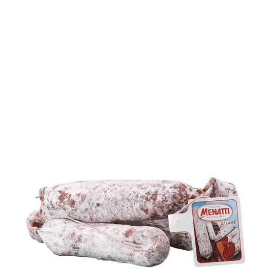 salametto valtellinese Menatti, salame tipico di piccola taglia in vendita online